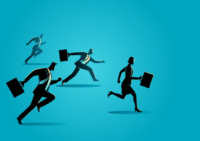 商人準備沖刺在起跑線上